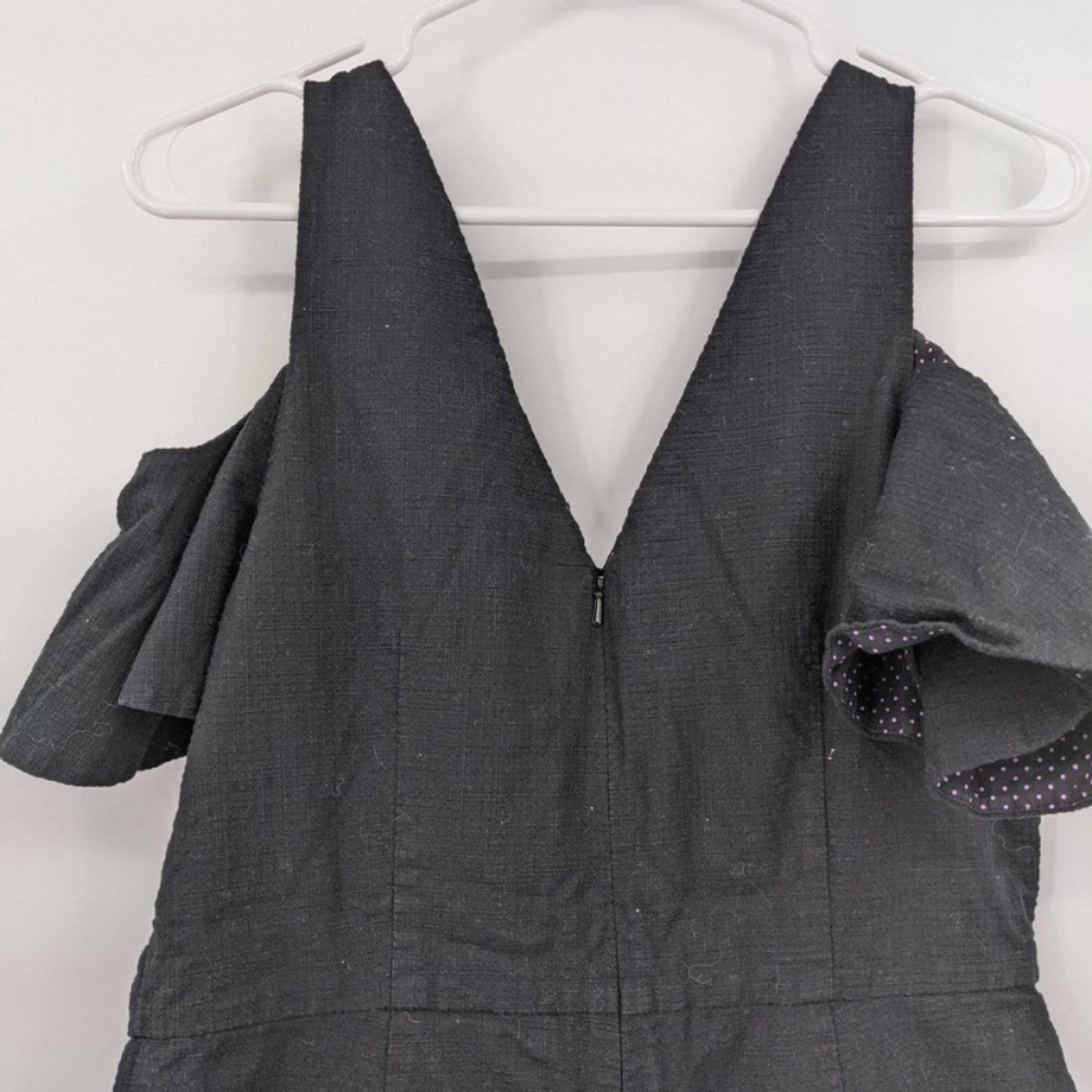 ANTHROPOLOGIE | ELEVENSES Open-Shoulder Romper - Picture 6 of 11